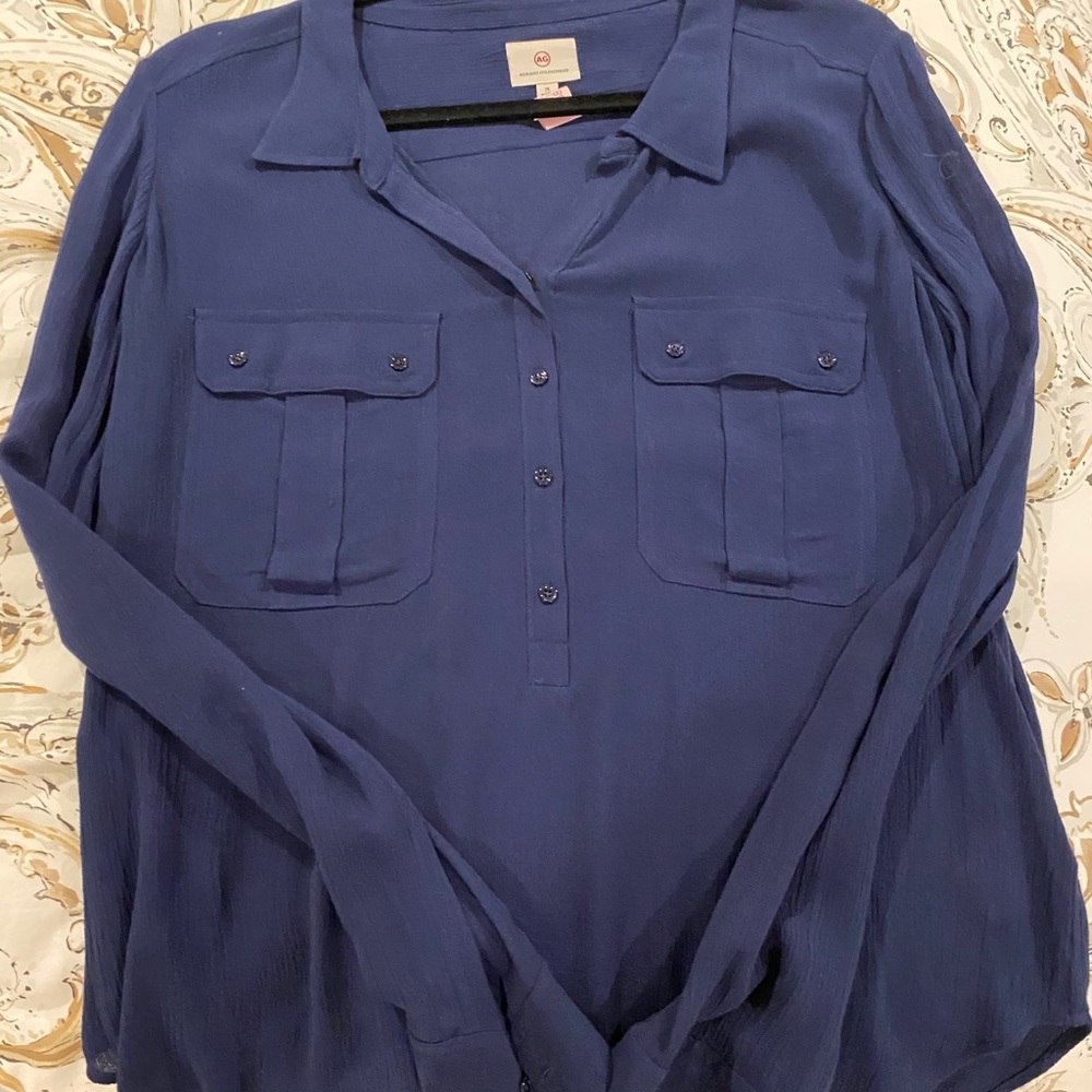 Ag Navy Button Down - image 2